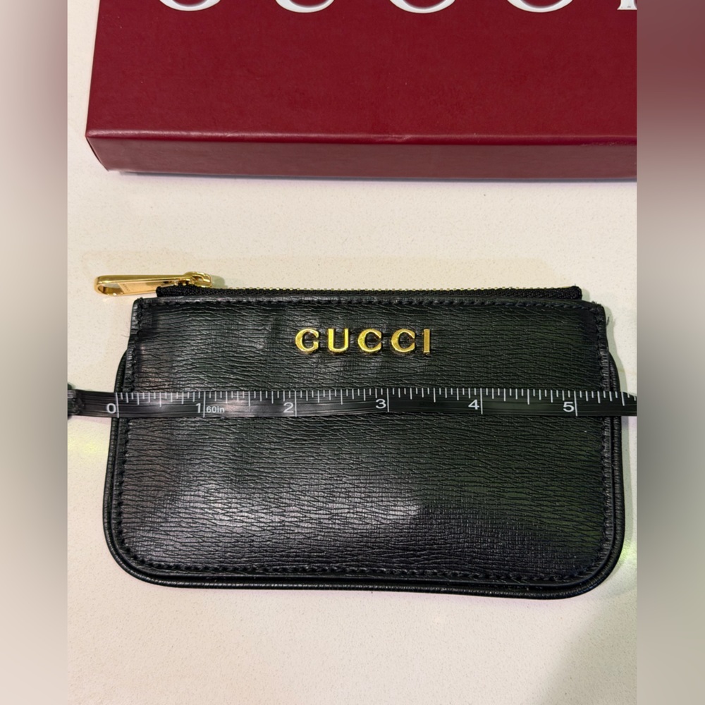 GUCCI Zip key case with script - Picture 13 of 15